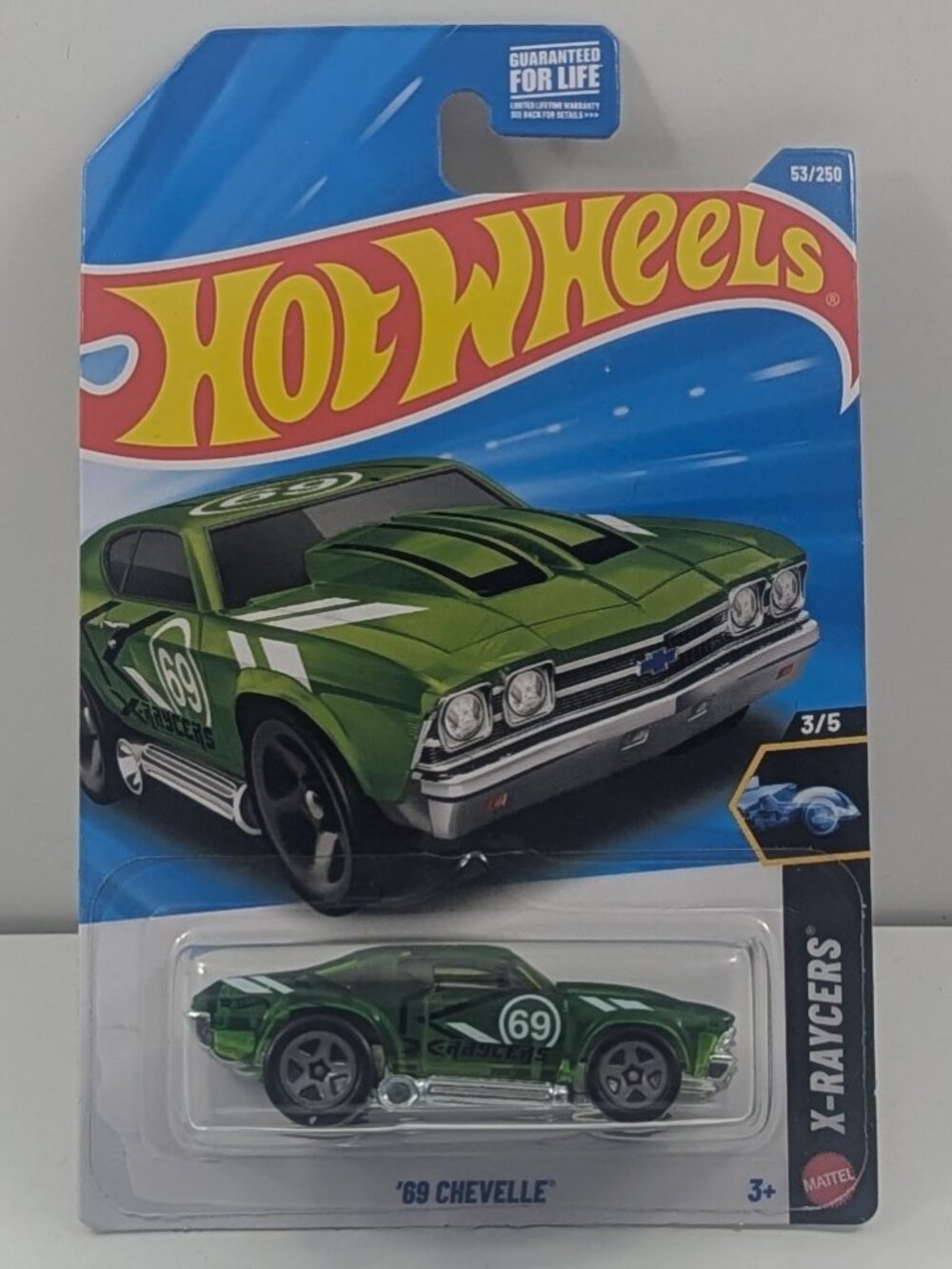 NEW 2026 Hot Wheels '69 Chevelle X-Raycers Green Car